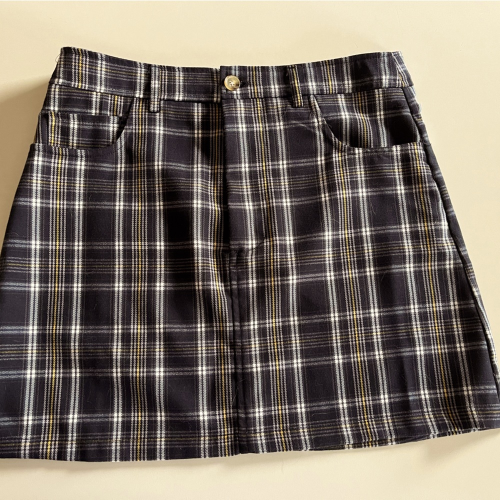 Plaid Mini Skirt